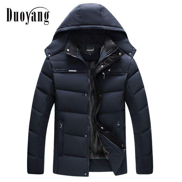 winter men's coat 2018 fashion casual cotton padded mens jacket zipper hooded men jackets plus velvet warming overcoat parka man, Black
winter men's coat 2018 fashion casual cotton padded mens jacket zipper hooded men jackets plus velvet warming overcoat parka man, Black