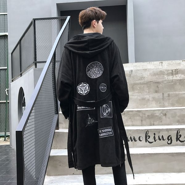 3xl 2018 new men's clothing fashion long winded windbreaker hat loose knee overcoat windbreaker, Tan;black
3xl 2018 new men's clothing fashion long winded windbreaker hat loose knee overcoat windbreaker, Tan;black