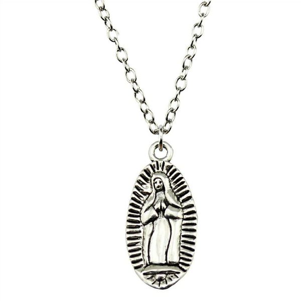 wysiwyg 5 pieces metal chain necklaces pendants vintage necklace handmade virgin mary 23x11mm n2-b10102, Silver
wysiwyg 5 pieces metal chain necklaces pendants vintage necklace handmade virgin mary 23x11mm n2-b10102, Silver