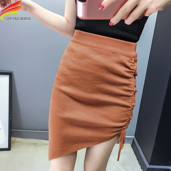 ladies knitted skirt women 2018 autumn new high elastic waist skirts womens black orange elegant mini skirt drawstring faldas
ladies knitted skirt women 2018 autumn new high elastic waist skirts womens black orange elegant mini skirt drawstring faldas