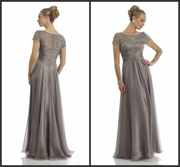 2018 new vintage sheer crystal chiffon mother dresses short sleeve rhinestone ruffles empire scoop neckline mother of bride groom dresses, Black;red
2018 new vintage sheer crystal chiffon mother dresses short sleeve rhinestone ruffles empire scoop neckline mother of bride groom dresses, Black;red