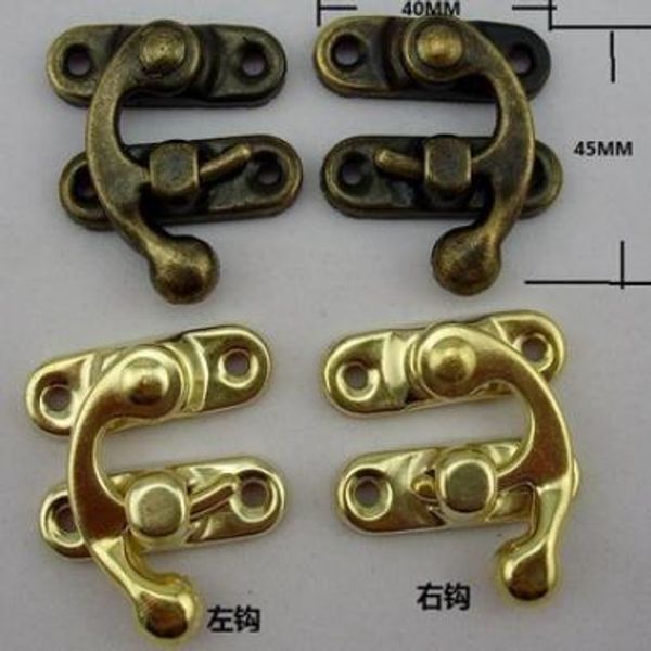 45 * 40mm hook buckle dark wooden box packing box parts buckle clasp latch small shackle bronze lock horns
45 * 40mm hook buckle dark wooden box packing box parts buckle clasp latch small shackle bronze lock horns