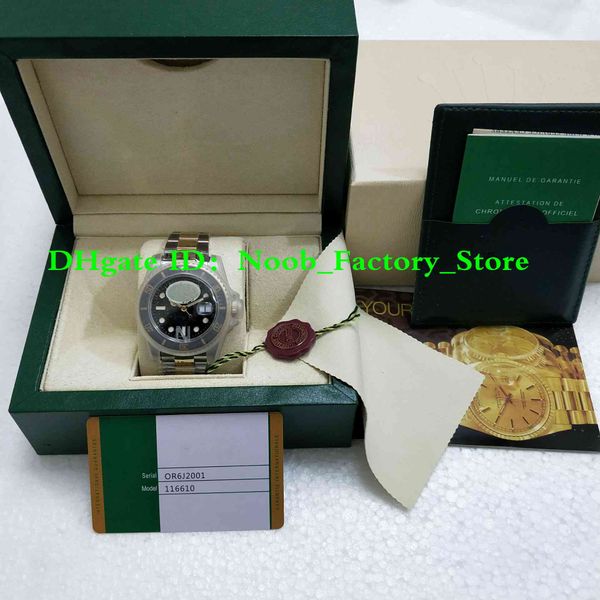 2 colour uper factory v5 ver ion two tone gold 2813 movement 40mm 116613lb automatic ceramic bezel men watche wri twatche new tyle box 
2 colour uper factory v5 ver ion two tone gold 2813 movement 40mm 116613lb automatic ceramic bezel men watche wri twatche new tyle box