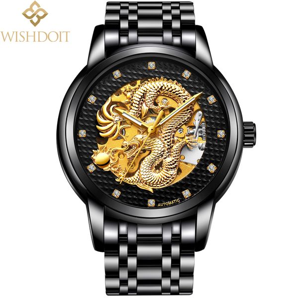 wishdoit luxury men watch dragon golden mechanical automatic wristwatches stainless steel business waterproof clock sport watch, Slivery;brown
wishdoit luxury men watch dragon golden mechanical automatic wristwatches stainless steel business waterproof clock sport watch, Slivery;brown