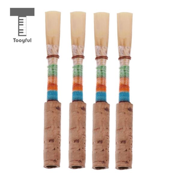 tooyful professional 4pcs oboe reeds handmade reeds cork with storage case medium soft wind instrument accessory
tooyful professional 4pcs oboe reeds handmade reeds cork with storage case medium soft wind instrument accessory