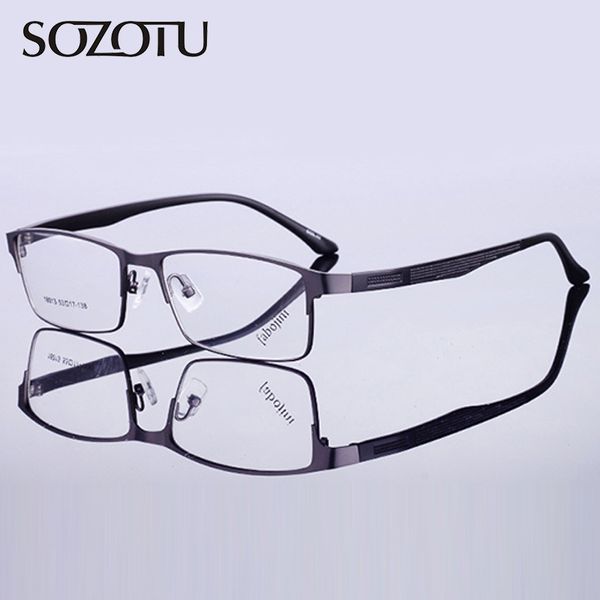 sozotu optical eyeglasses frame men nerd computer myopia eye glasses spectacle frame for male transparent clear lens yq546, Silver
sozotu optical eyeglasses frame men nerd computer myopia eye glasses spectacle frame for male transparent clear lens yq546, Silver