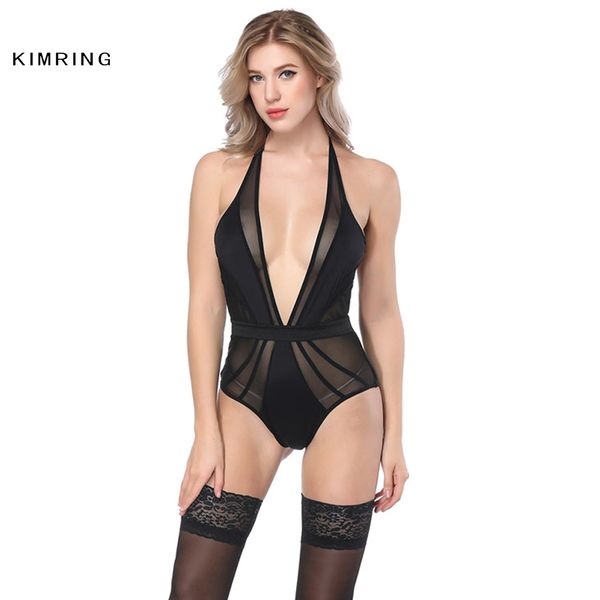

kimring lingerie corsets women black deep v bustier corset exotic valentine lingerie shaper waist cincher overbust corset, Black;white