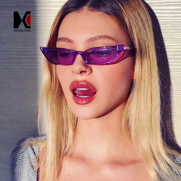 shauna 2018 spring summer styles women little cat eye sunglasses fashion men transparent purple lens shades uv400, White;black
shauna 2018 spring summer styles women little cat eye sunglasses fashion men transparent purple lens shades uv400, White;black