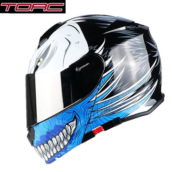 1pcs torc full open face fashion silver lens modular moto helmet flip up dual visor abs dot ece motorcycle helmet
1pcs torc full open face fashion silver lens modular moto helmet flip up dual visor abs dot ece motorcycle helmet