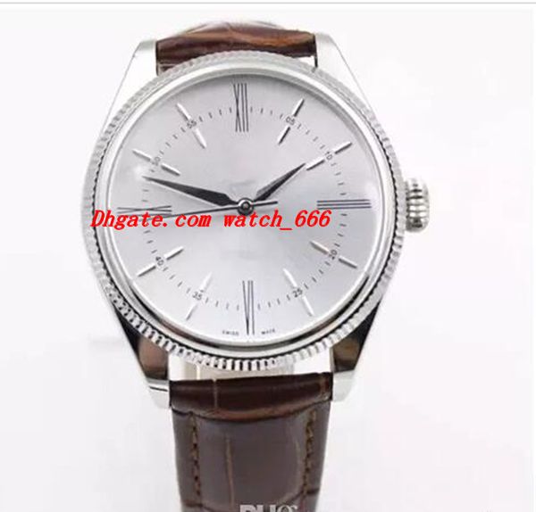 Luxury Watches New Series 18k Silver Mechanical Automatic Watch Brown Leather White Surface Top Quality Date Sport Men's Watch Fashion Watch
Luxury Watches New Series 18k Silver Mechanical Automatic Watch Brown Leather White Surface Top Quality Date Sport Men's Watch Fashion Watch