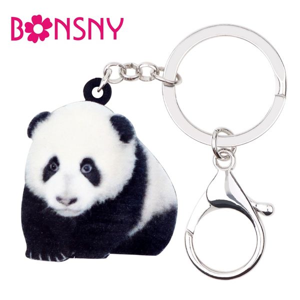 statement acrylic lovely panda key chain keychain rings unique animal jewelry for women girls teens handbag charms gift, Silver
statement acrylic lovely panda key chain keychain rings unique animal jewelry for women girls teens handbag charms gift, Silver