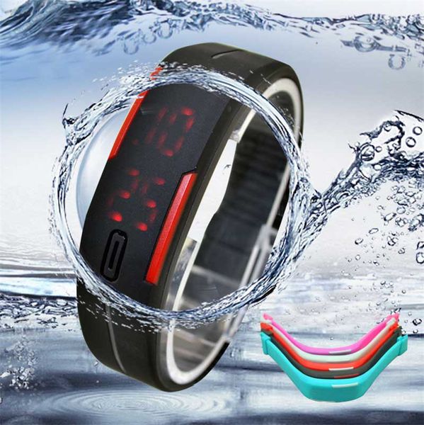 fashion ultra thin new men girl sports silicone digital led sports bracelet wrist watch ing, Slivery;brown
fashion ultra thin new men girl sports silicone digital led sports bracelet wrist watch ing, Slivery;brown