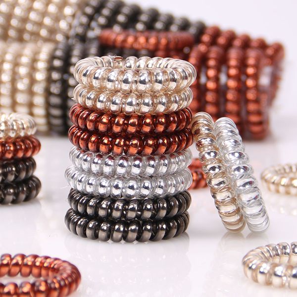 4pcs 5.5cm plastic telephone line hair ropes girls mixed color elastic hair bands kid ponytail holder tie gum accessories
4pcs 5.5cm plastic telephone line hair ropes girls mixed color elastic hair bands kid ponytail holder tie gum accessories