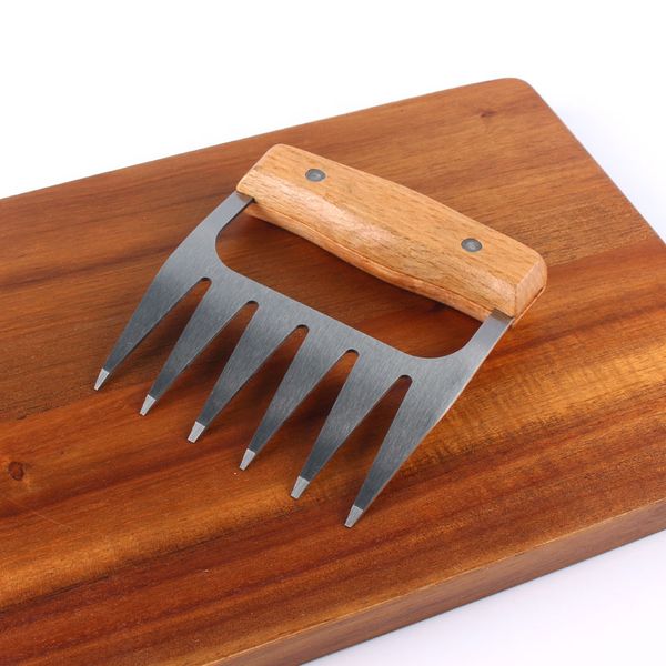 barbecue fork originality practical bear claw meat separator stainless steel beech handle tear bbq tools accessories 5 8as v
barbecue fork originality practical bear claw meat separator stainless steel beech handle tear bbq tools accessories 5 8as v