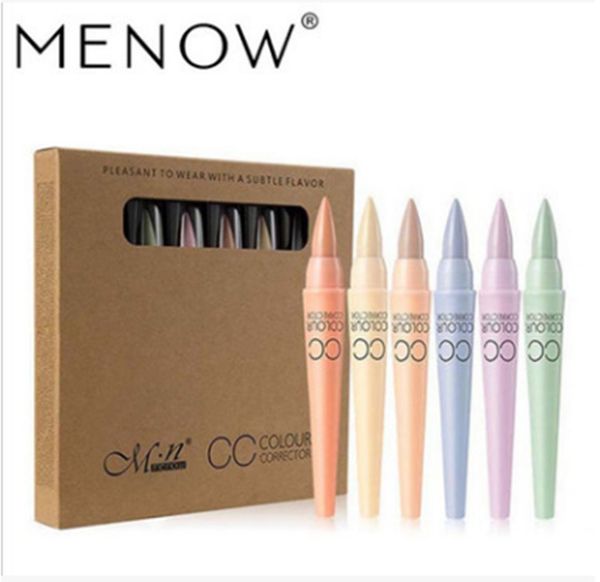 menow brand 6 colors /set cc concealer spot removing brighten concealer cream repair pencil natural cosmetic
menow brand 6 colors /set cc concealer spot removing brighten concealer cream repair pencil natural cosmetic
