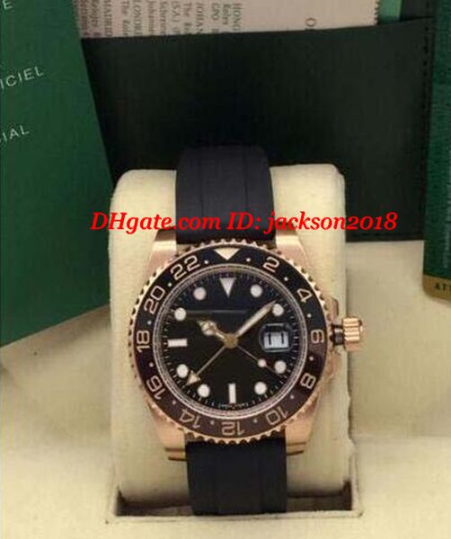luxury watches ii 18k rose gold rubber bracelet 126715 black dial/ceramic bezel 40mm stainless automatic fashion men's watch, Slivery;brown
luxury watches ii 18k rose gold rubber bracelet 126715 black dial/ceramic bezel 40mm stainless automatic fashion men's watch, Slivery;brown