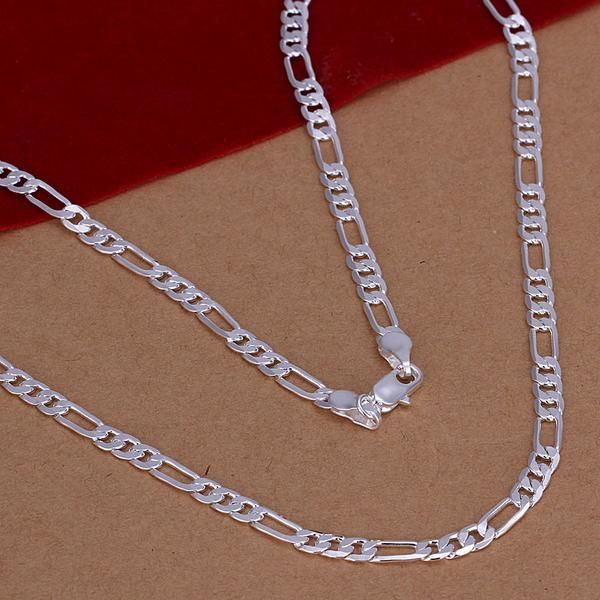 925 sterling silver necklace new items men jewelry silver 4mm figaro chain necklace for men
925 sterling silver necklace new items men jewelry silver 4mm figaro chain necklace for men