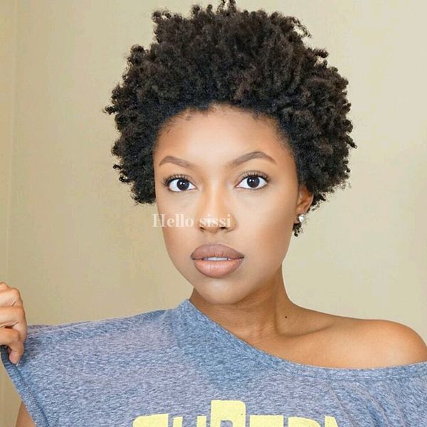 Высокое качество 100% человеческих волос Короткие афро вырезать кудрявый вьющиеся
Высокое качество 100% человеческих волос Короткие афро вырезать кудрявый вьющиеся