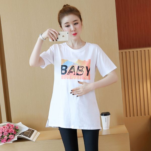 cute letter printed summer pregnant woman t-shirt pajamas clothing for pregnancy puerpera breastfeeding clothes maternal, White
cute letter printed summer pregnant woman t-shirt pajamas clothing for pregnancy puerpera breastfeeding clothes maternal, White