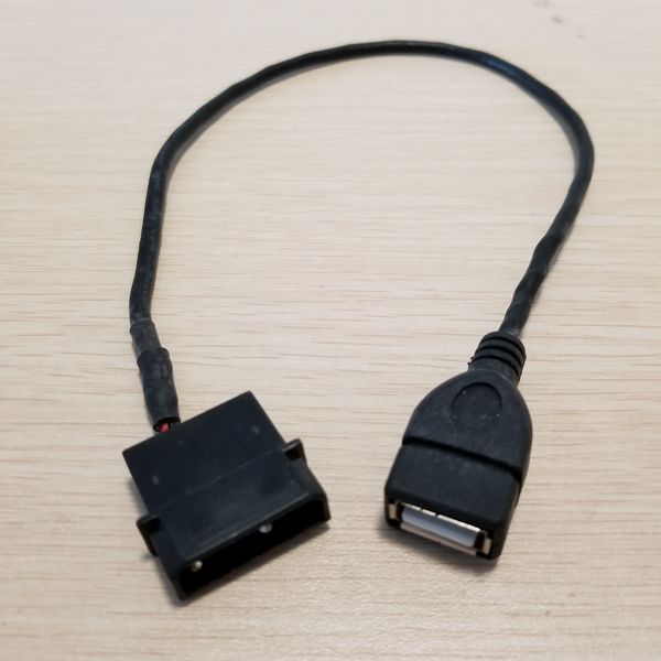 ide power adapter to usb female converter charging power cable 5v black 35cm for pc diy
ide power adapter to usb female converter charging power cable 5v black 35cm for pc diy