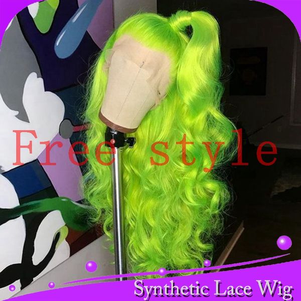 mhazel shiny green synthetoc glueless front lace wig deep curly wavy cosplay lace front wig heat resistant, Black
mhazel shiny green synthetoc glueless front lace wig deep curly wavy cosplay lace front wig heat resistant, Black