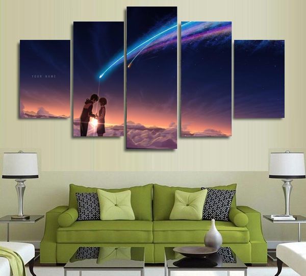 5 panels wall art your name (kimi no na wa) paintings art canvas paintings poster your name film poster painting no frame
5 panels wall art your name (kimi no na wa) paintings art canvas paintings poster your name film poster painting no frame