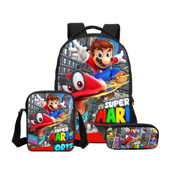 hynes eagle 3pc/set school bag for boys girls fashion cartoon super mario printing school bag kids bookbag casual shoulder
hynes eagle 3pc/set school bag for boys girls fashion cartoon super mario printing school bag kids bookbag casual shoulder