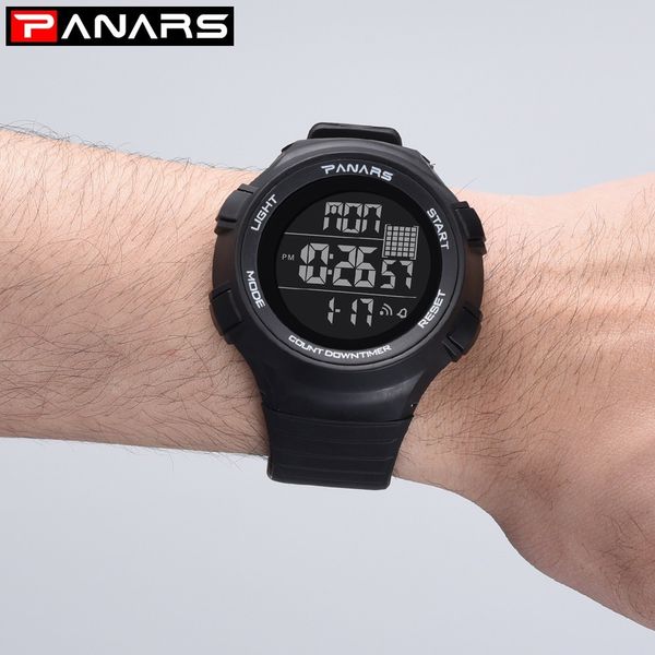 panars sports watches men big dial outdoor men watch digital waterproof countdown chronograph wristwatch mens clock para hombre, Slivery;brown
panars sports watches men big dial outdoor men watch digital waterproof countdown chronograph wristwatch mens clock para hombre, Slivery;brown