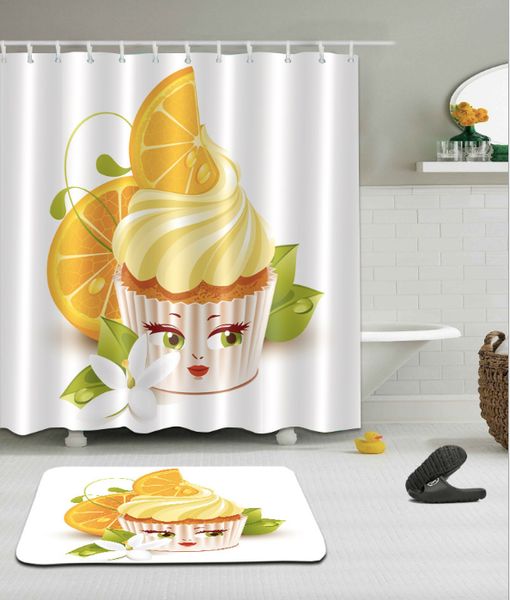 orange cream tart pattern 3d print custom waterproof bathroom modern shower curtain polyester fabric bathroom curtain door mat sets
orange cream tart pattern 3d print custom waterproof bathroom modern shower curtain polyester fabric bathroom curtain door mat sets