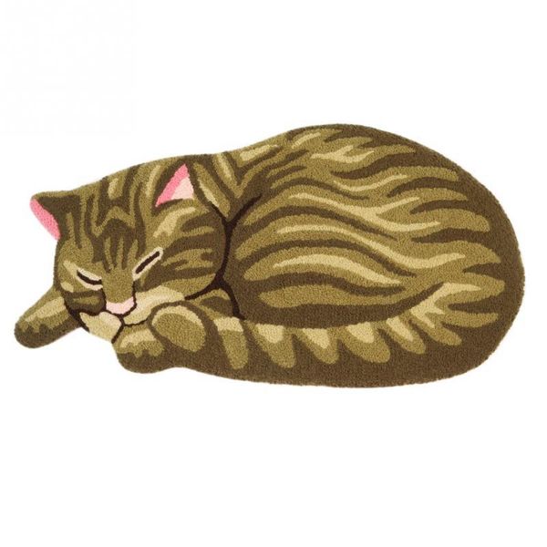 brown cute sleeping cat shaped bedroom area rug tabby cat carpet 33 x 18 inch
brown cute sleeping cat shaped bedroom area rug tabby cat carpet 33 x 18 inch