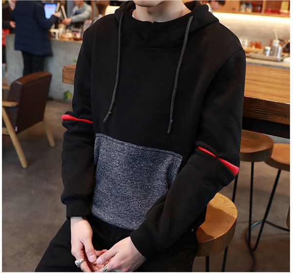 men casual sweatshirts hooded spring autumn loose design hoodies hooded pullovers clothing for male, Black
men casual sweatshirts hooded spring autumn loose design hoodies hooded pullovers clothing for male, Black