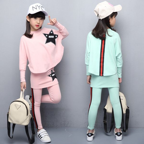 2018 new girls clothing set cotton long sleeves spring autumn casual bat shirt + skirt pants suits 8 12 14 baby girls clothes y18102408, White
2018 new girls clothing set cotton long sleeves spring autumn casual bat shirt + skirt pants suits 8 12 14 baby girls clothes y18102408, White