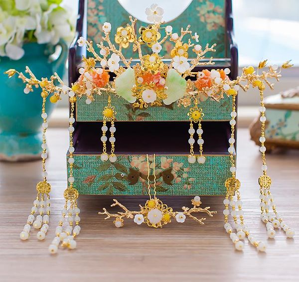 2018 new style costume set, step shake, phoenix crown, fringed chinese hair accessories, Silver
2018 new style costume set, step shake, phoenix crown, fringed chinese hair accessories, Silver