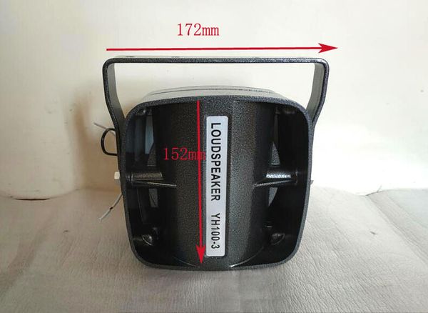 yh100-3 100w car loudspeaker,bugle,horn, speaker for siren(impedance: 8ohm, sound pressure:110-115db,550-5500hz)
yh100-3 100w car loudspeaker,bugle,horn, speaker for siren(impedance: 8ohm, sound pressure:110-115db,550-5500hz)