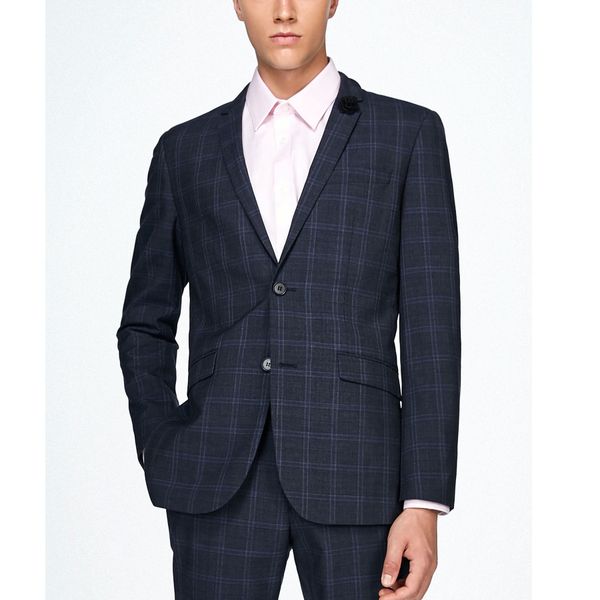 dark grey plaid mens suit business suit groomsman suits wedding costume for men 2 pcs (jacket+pants) skinny suits men 2017, White;black
dark grey plaid mens suit business suit groomsman suits wedding costume for men 2 pcs (jacket+pants) skinny suits men 2017, White;black