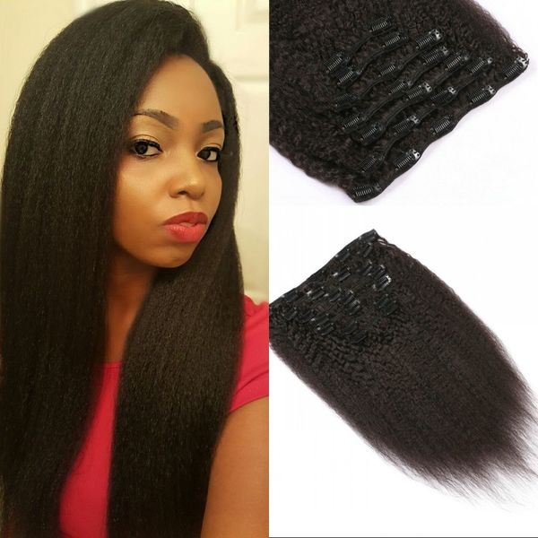 7pcs kinky straight clip in hair extensions for indian virgin human hair natural black for women g-easy, Black;brown
7pcs kinky straight clip in hair extensions for indian virgin human hair natural black for women g-easy, Black;brown