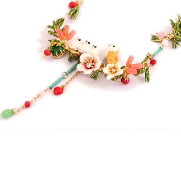 gold plated trendy jewelry, auniquestyle new enamel glaze snow owl series red heart drop wood hibiscus flower gem women necklace elegant, Silver
gold plated trendy jewelry, auniquestyle new enamel glaze snow owl series red heart drop wood hibiscus flower gem women necklace elegant, Silver