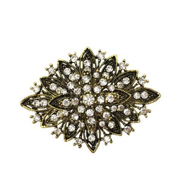 dark silver plated clear rhinestone crystal diamante large flower vintage bouquet brooch, Gray
dark silver plated clear rhinestone crystal diamante large flower vintage bouquet brooch, Gray