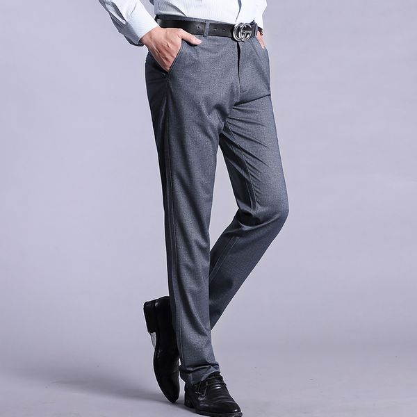 new casual men pants cotton large size pant classic straight trousers fashion business solid gray pants men 30-40, Black
new casual men pants cotton large size pant classic straight trousers fashion business solid gray pants men 30-40, Black