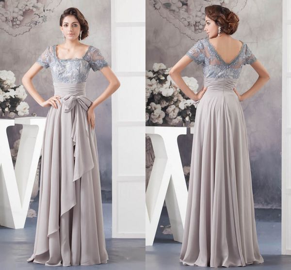 elegant plus size mother of bride dresses square neck lace short sleeve long mother dress gray chiffon women casual wear, Black;red
elegant plus size mother of bride dresses square neck lace short sleeve long mother dress gray chiffon women casual wear, Black;red