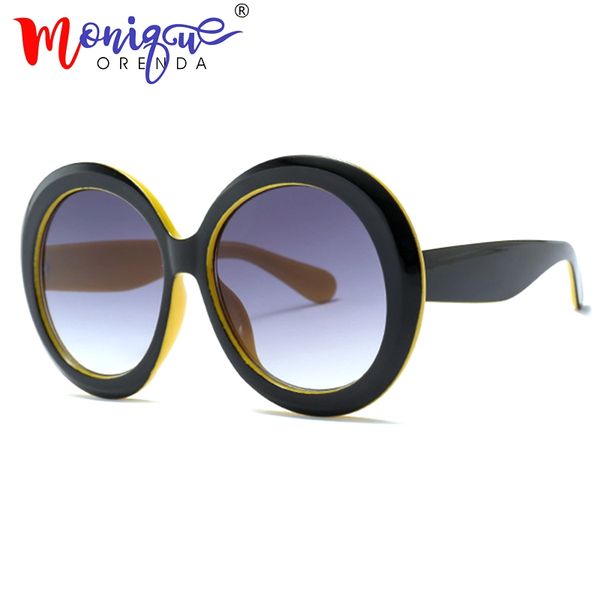 2018 women fashion black round sunglasses oversized clear green sun glasses luxury italy brand circle glasses eyewear uv400, White;black
2018 women fashion black round sunglasses oversized clear green sun glasses luxury italy brand circle glasses eyewear uv400, White;black