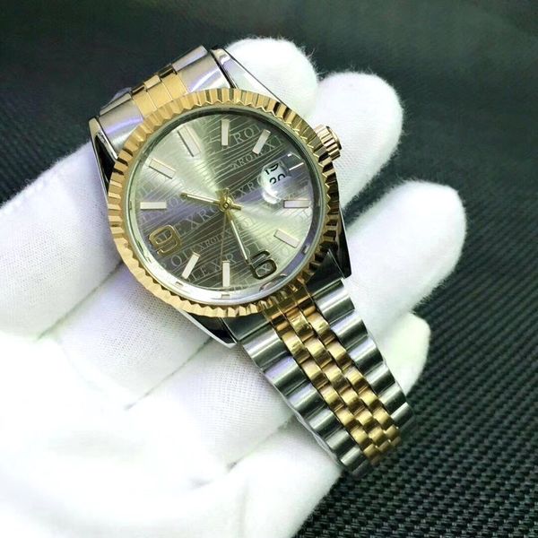 

2018 горячие продажи высокое качество 36 мм золото из нержавеющей стали часы швейцарский топ Марка часы мужчины кварцевые часы люксовый бренд мужские наручные часы подарок