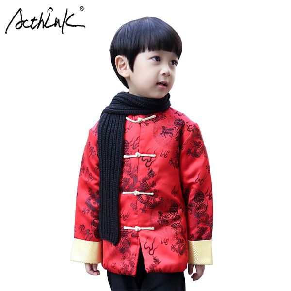 acthink new winter children chinese style coat boys cotton padded hanfu coat kids china new year costume boys tang dragon, Blue;gray
acthink new winter children chinese style coat boys cotton padded hanfu coat kids china new year costume boys tang dragon, Blue;gray