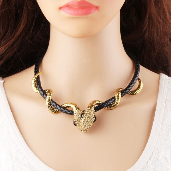 girlgo bohemia maxi gold color snake necklace&pendant for women vintage collar chokers statement necklace wedding dress jewelry, Golden;silver
girlgo bohemia maxi gold color snake necklace&pendant for women vintage collar chokers statement necklace wedding dress jewelry, Golden;silver