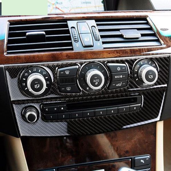 carbon fiber interior trim air conditioning cd control panel car styling stickers for bmw e60 5 series 2004-2010 accessories
carbon fiber interior trim air conditioning cd control panel car styling stickers for bmw e60 5 series 2004-2010 accessories