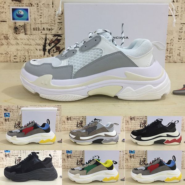 2018 New Triple S Men and Women Boots Vintage Running Shoes Mens Shoes Top Quality of Fashion Boots Sports Sneakers Woman's Sport Boot
2018 New Triple S Men and Women Boots Vintage Running Shoes Mens Shoes Top Quality of Fashion Boots Sports Sneakers Woman's Sport Boot