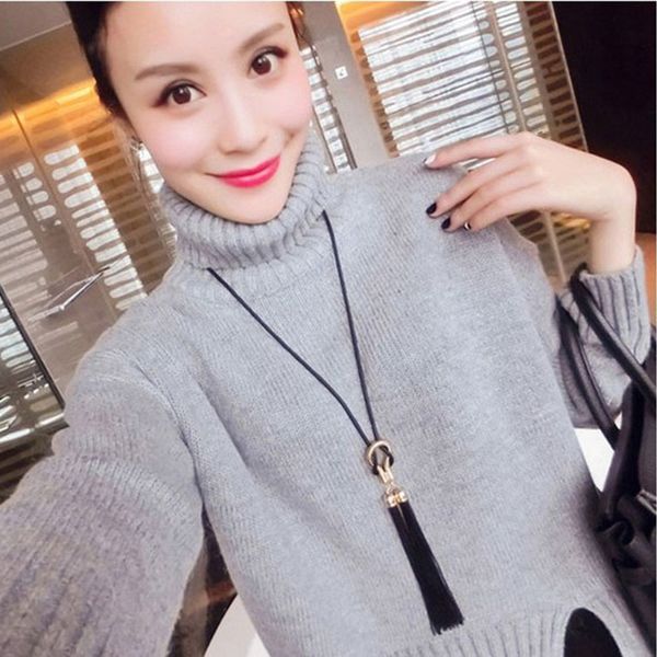 duotang classic sweater chain necklace fashion geometric metal black and gold color chain women jewelry necklace, Silver
duotang classic sweater chain necklace fashion geometric metal black and gold color chain women jewelry necklace, Silver