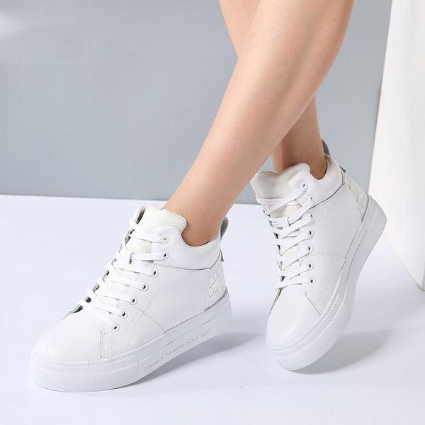 women sneakers casual boots shoes fashion leather lace up female white brand ladies rubber platform fashion boots winter, Black
women sneakers casual boots shoes fashion leather lace up female white brand ladies rubber platform fashion boots winter, Black