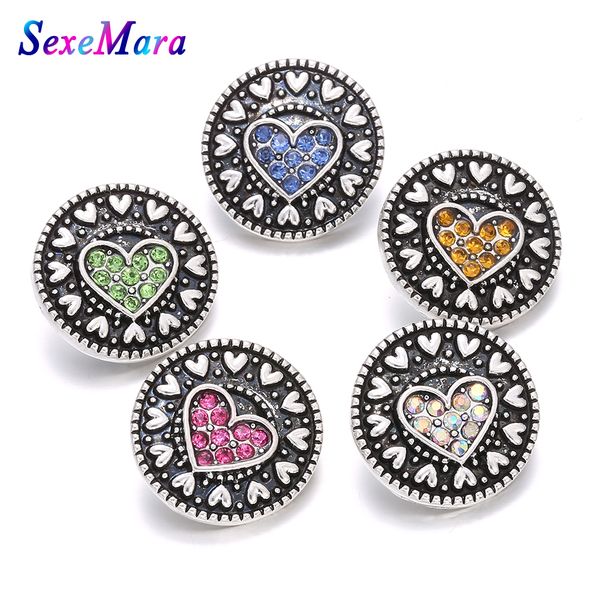6pcs/lot 18mm metal rhinestone metal love heart snap buttons jewelry fit 18mm snap bangle necklace earrings ring buttons jewelry, Golden;silver
6pcs/lot 18mm metal rhinestone metal love heart snap buttons jewelry fit 18mm snap bangle necklace earrings ring buttons jewelry, Golden;silver