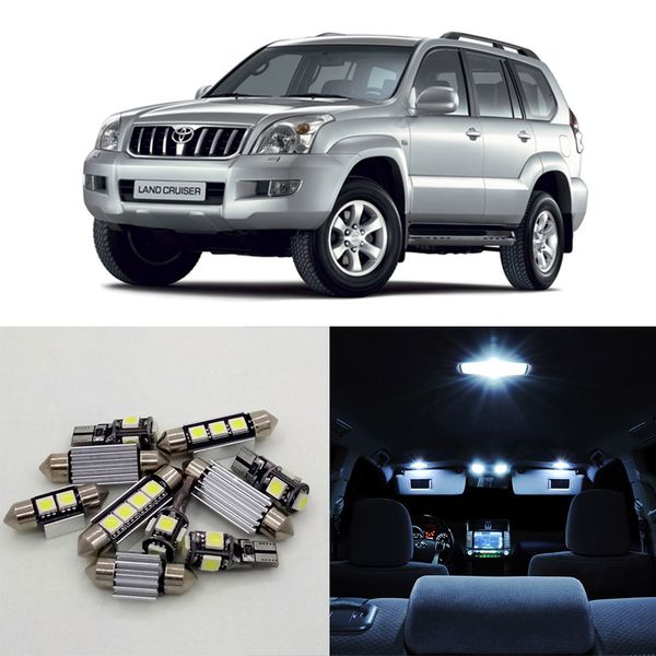 14pcs white car led light bulbs interior package kit for 1998-2002 land cruiser prado map dome door lamp plug n play 12v
14pcs white car led light bulbs interior package kit for 1998-2002 land cruiser prado map dome door lamp plug n play 12v